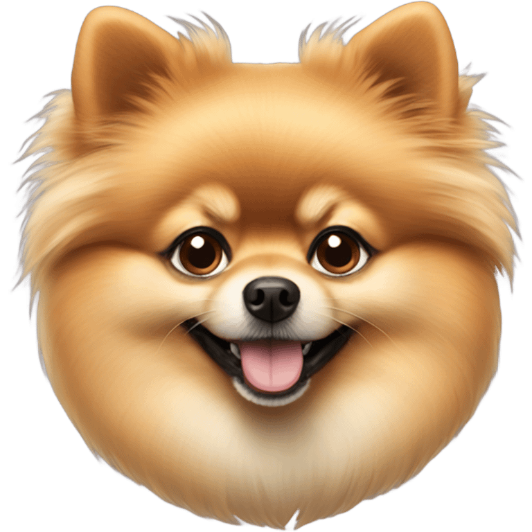 Pomeranian dog emoji