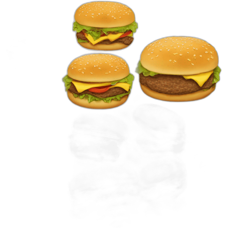 Burger sur Ferrari emoji