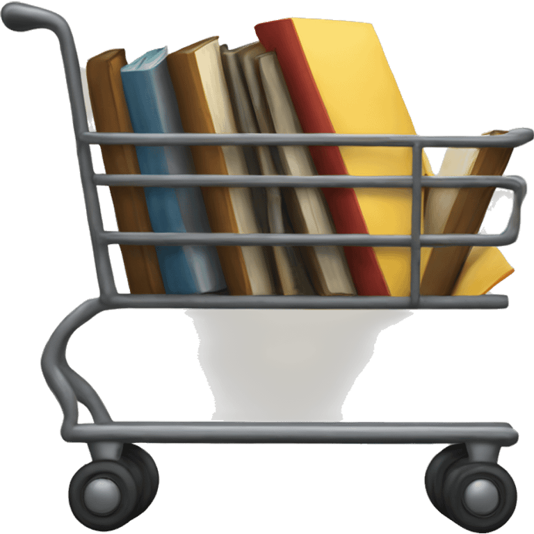 a book in a cart emoji