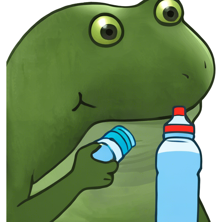 Water bottle  emoji