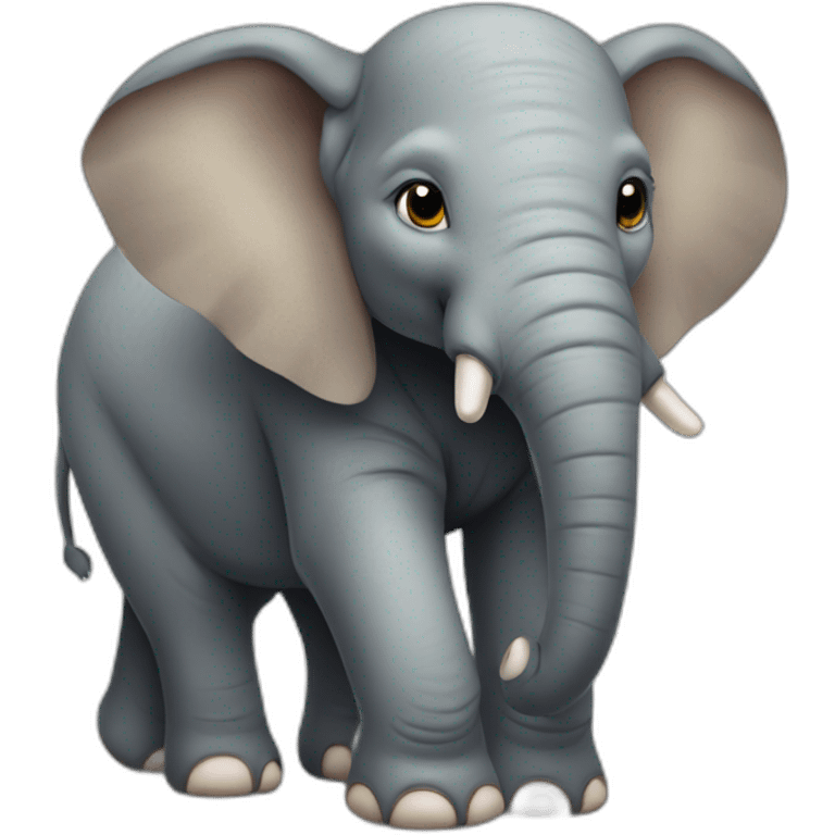 Elephant sait good night emoji