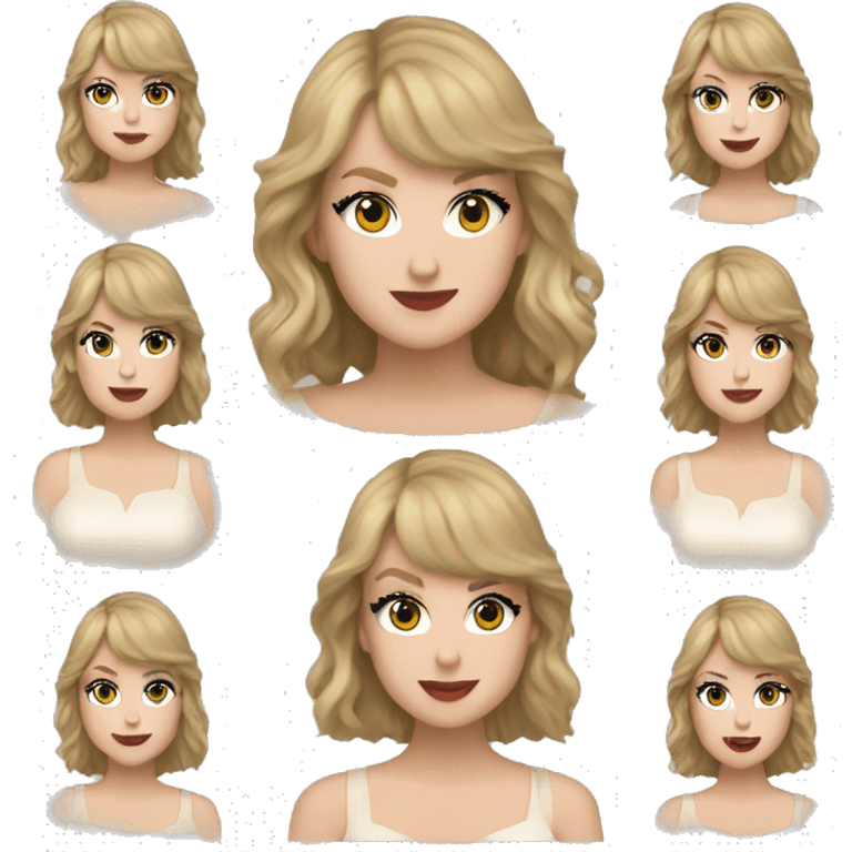 realistic taylor swift playing eras tour emoji