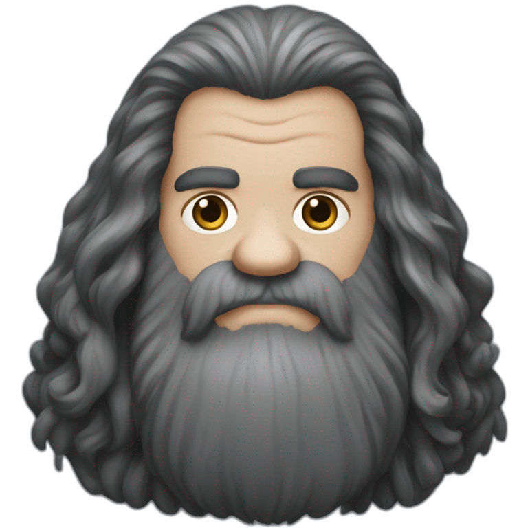 hagrid the caracter in harry potter emoji