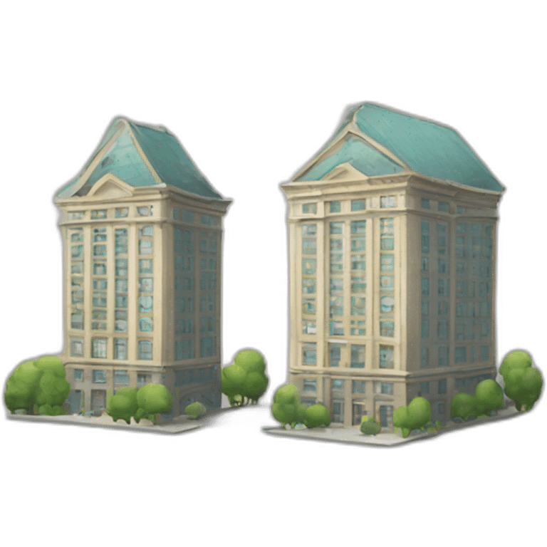 Two buildings emoji