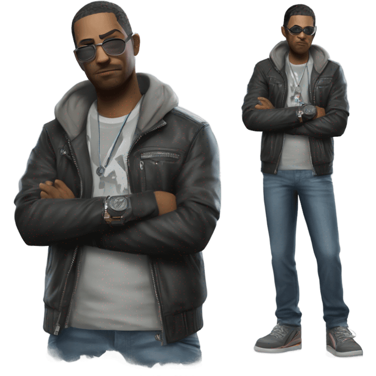 Marcus Holloway watch dogs 2 emoji