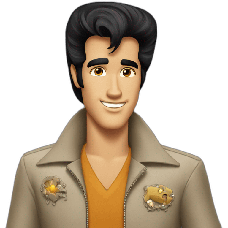 Elvis Presley but it’s Scooby Doo emoji