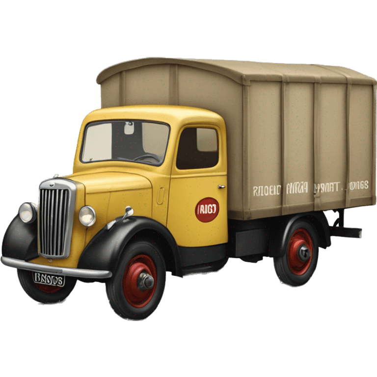 1950 Jowett Bradford removals lorry  emoji