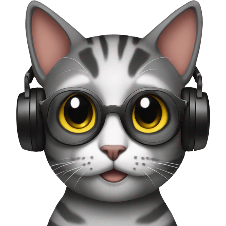 Cat dj emoji