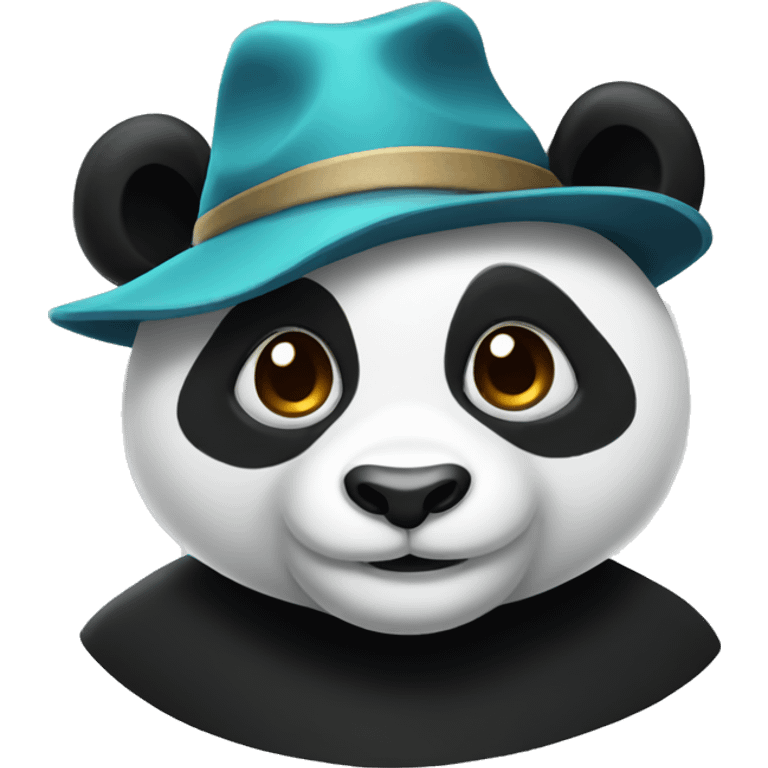 Panda wearing hat emoji