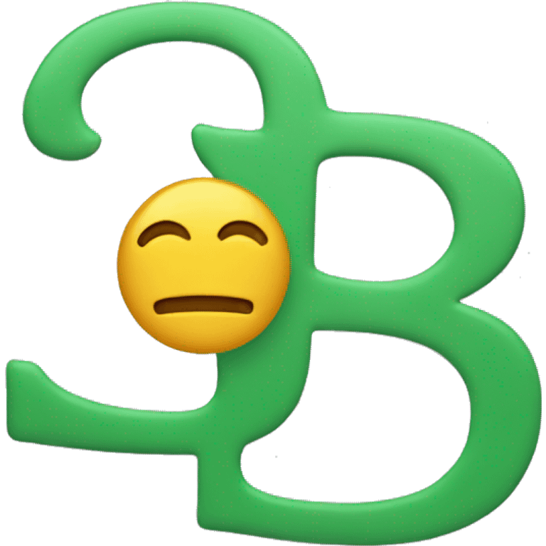 Letter S and B combined emoji