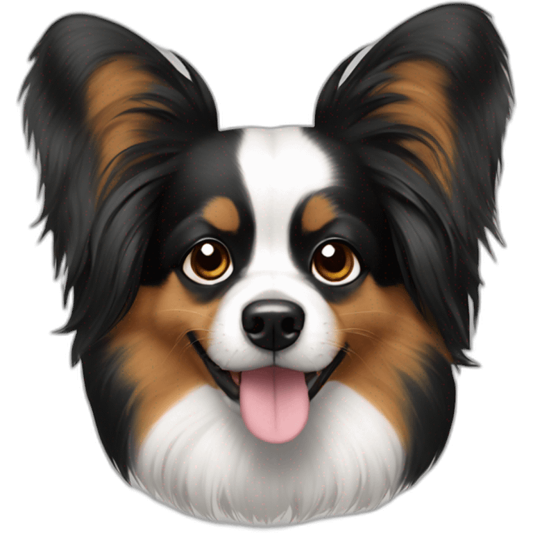 papillon dog boy emoji