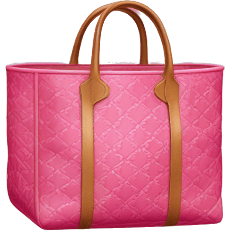 pink goyard tote bag emoji