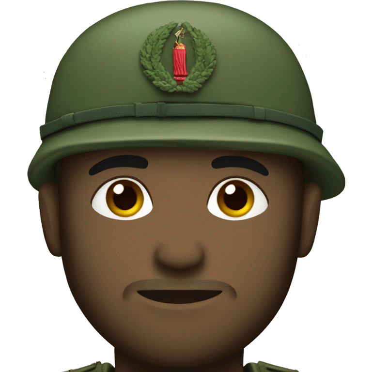 soldier in a green beret emoji