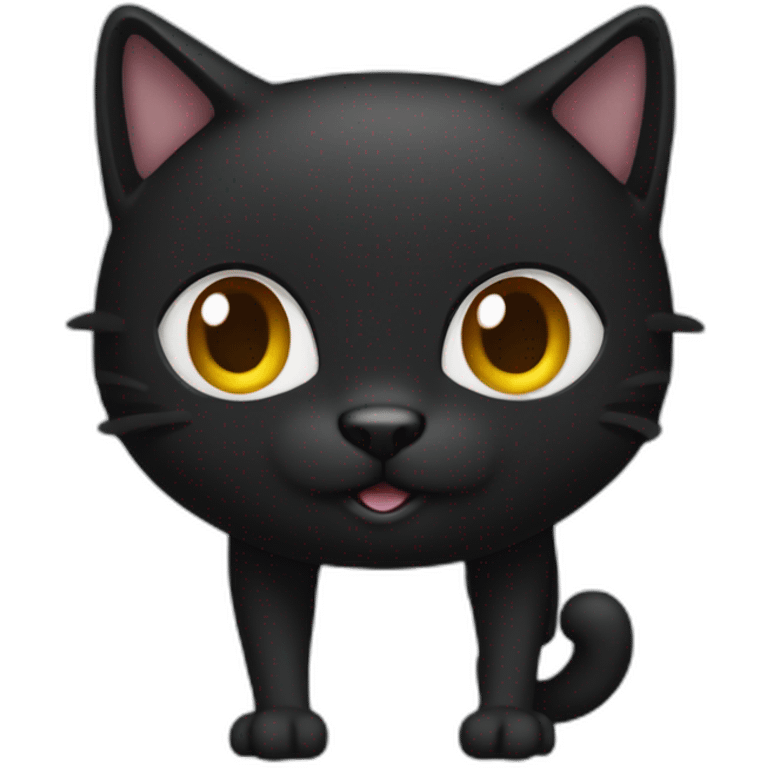 tailless-black-cat-body emoji