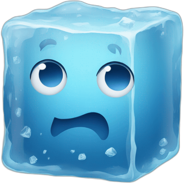 Ice cube emoji