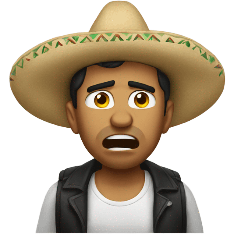 mexican guy crying so hard emoji