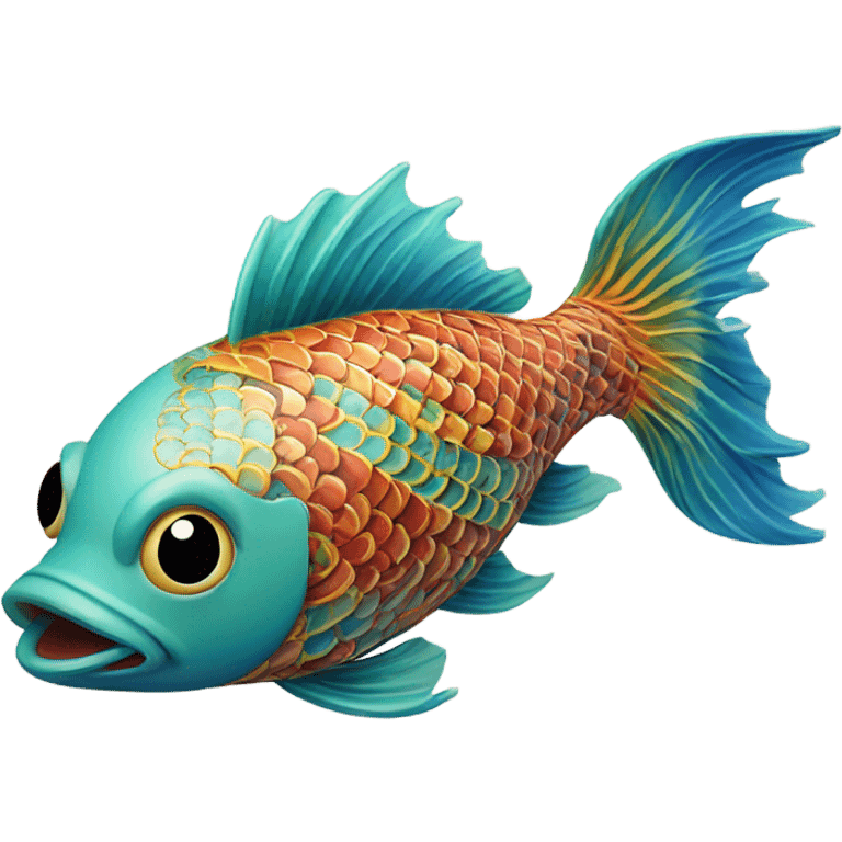 Chinese fish decorative emoji