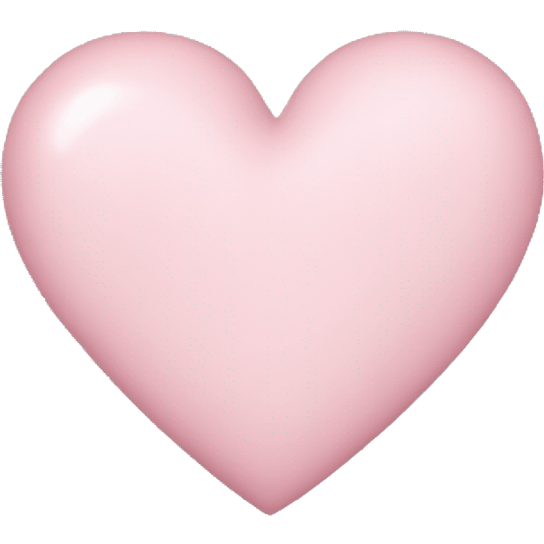 Pastel pink heart emoji