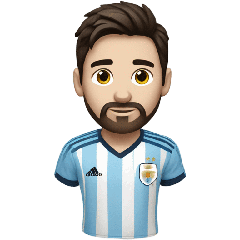 Create an emoji de messi emoji