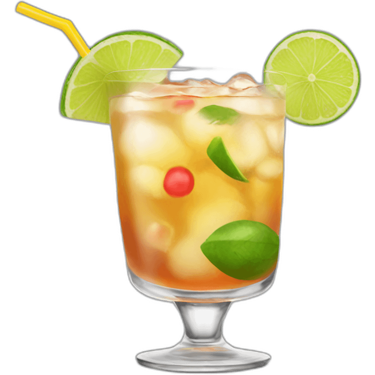 Funny cocktail emoji