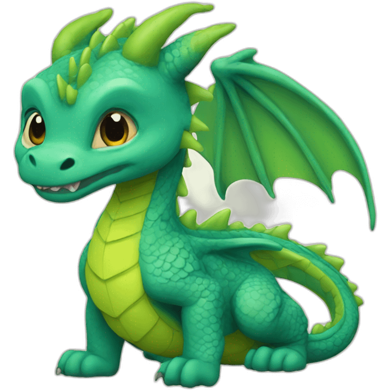 dragon cute SACRED HEAR emoji