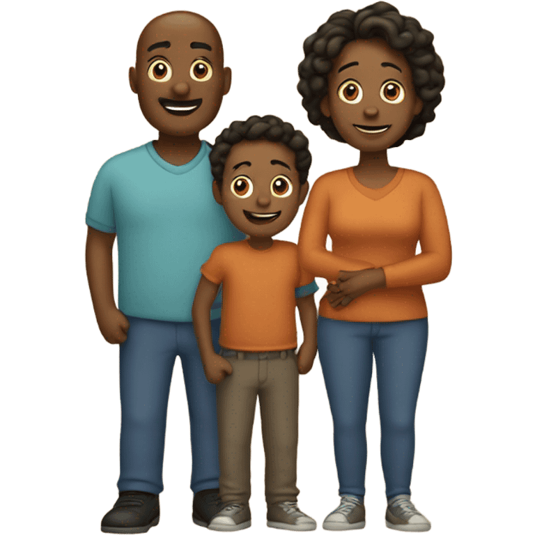 Father, mother and two sons emoji