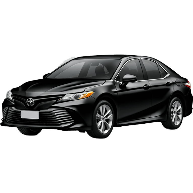 Toyota Camry in black  emoji