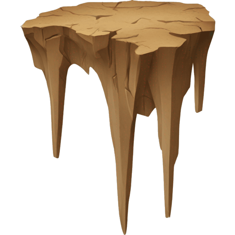 cracked earth with wood spikes coming out  emoji