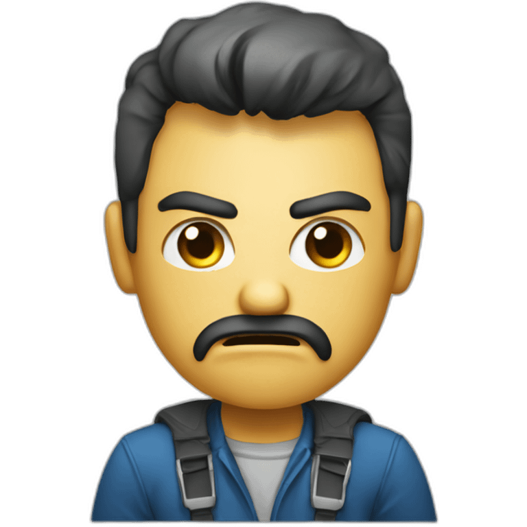 Angry PHP software developer emoji