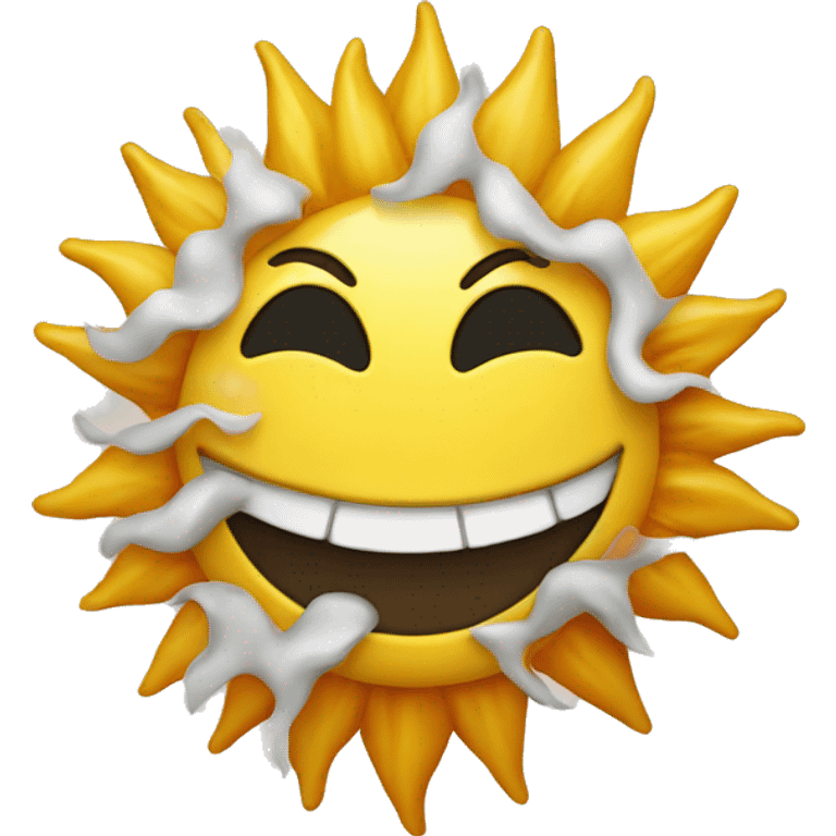 Sun smile emoji