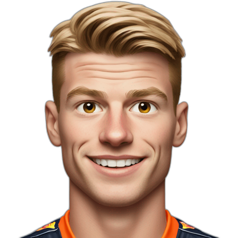 realistic photo of max verstappen emoji