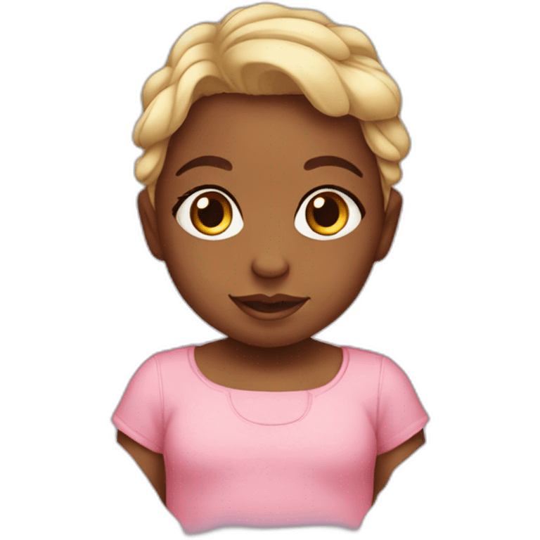 Baby girl hub emoji