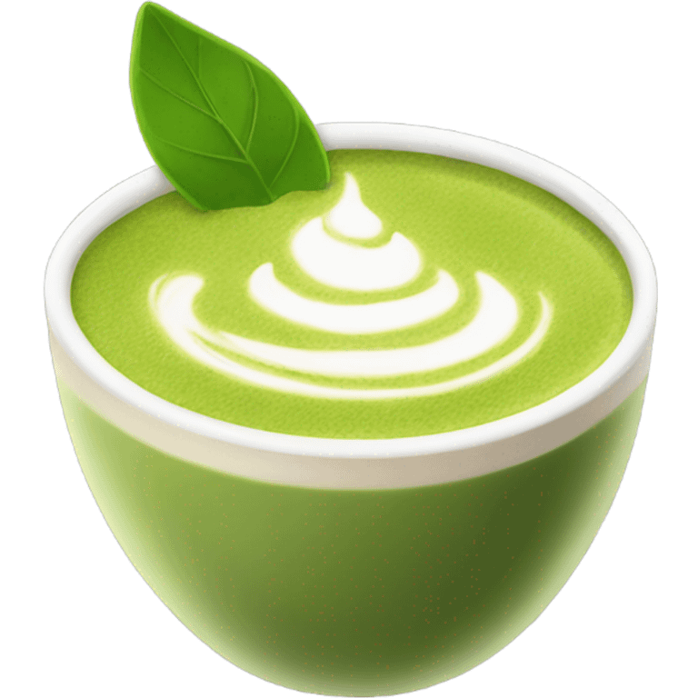 Matcha latte  emoji