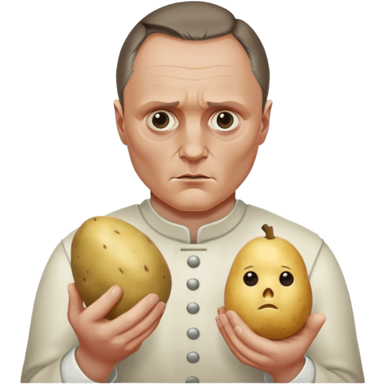 Hannibal lechter potato emoji