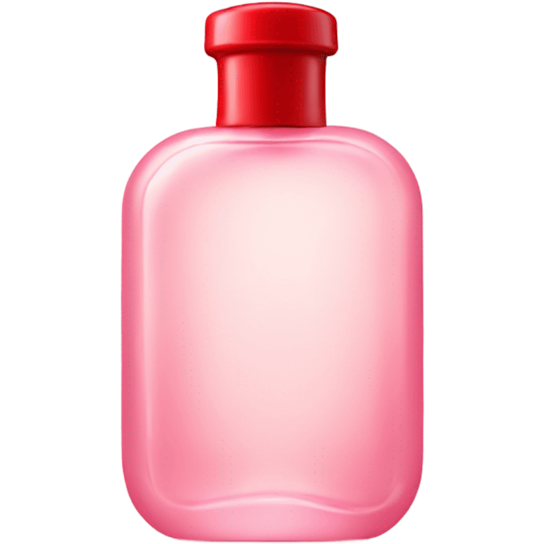 Light pink perfume with red lid emoji