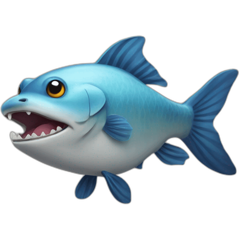 Dog fish emoji