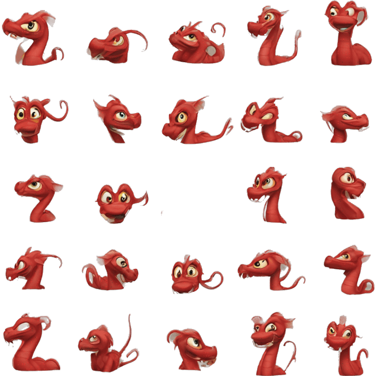 Mushu in Milan emoji