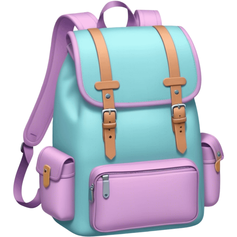 pastel backpack emoji