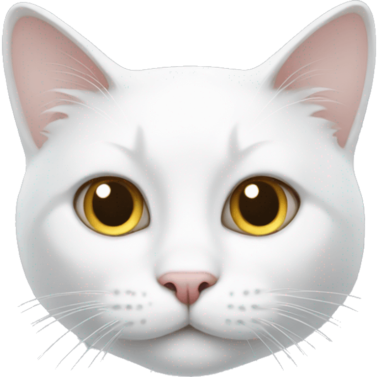 white cat emoji