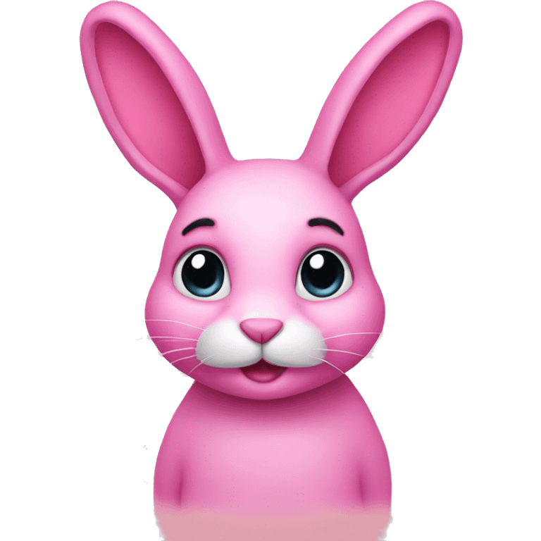 Pink rabbit emoji