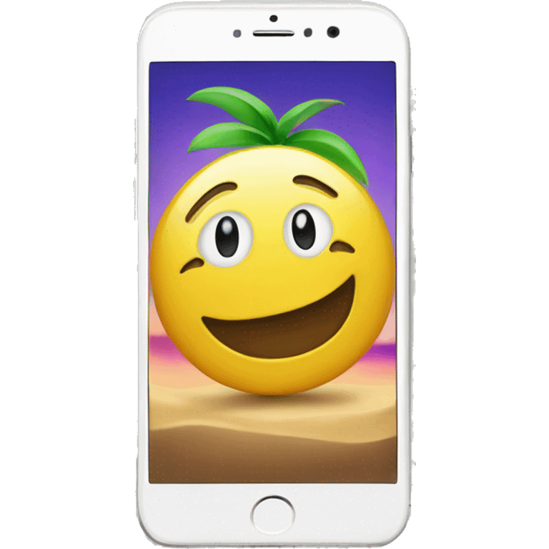 smartphone summer sale emoji