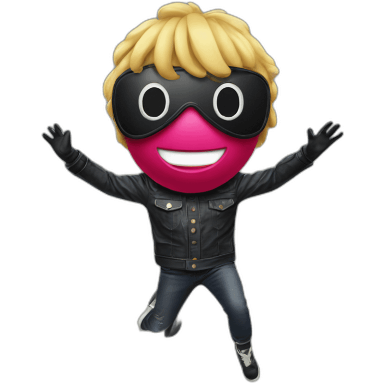 Masked Singer bouncing emoji