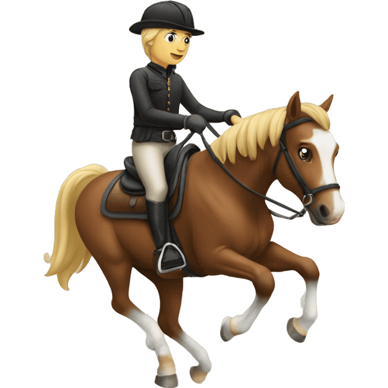 Horse riding emoji