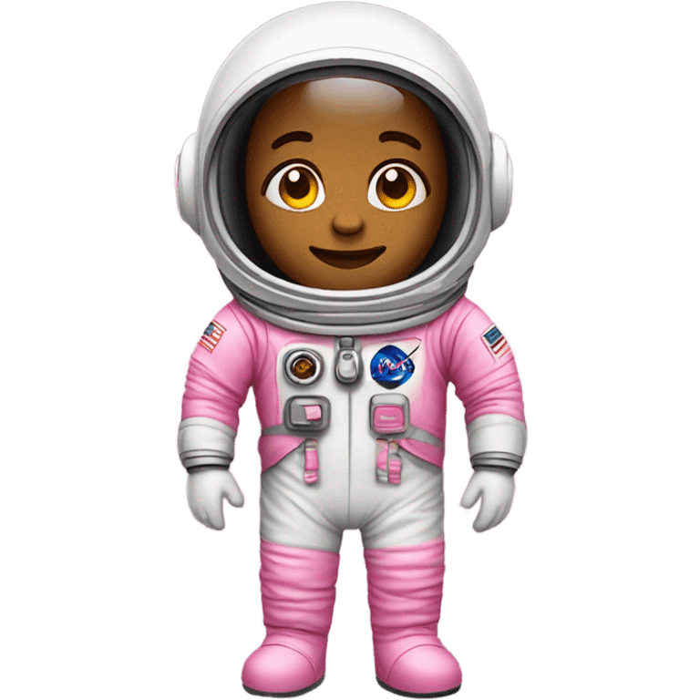 pink astronaut emoji