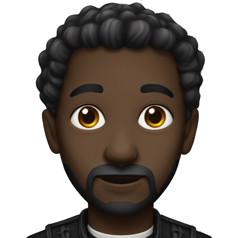 Black gothic emoji