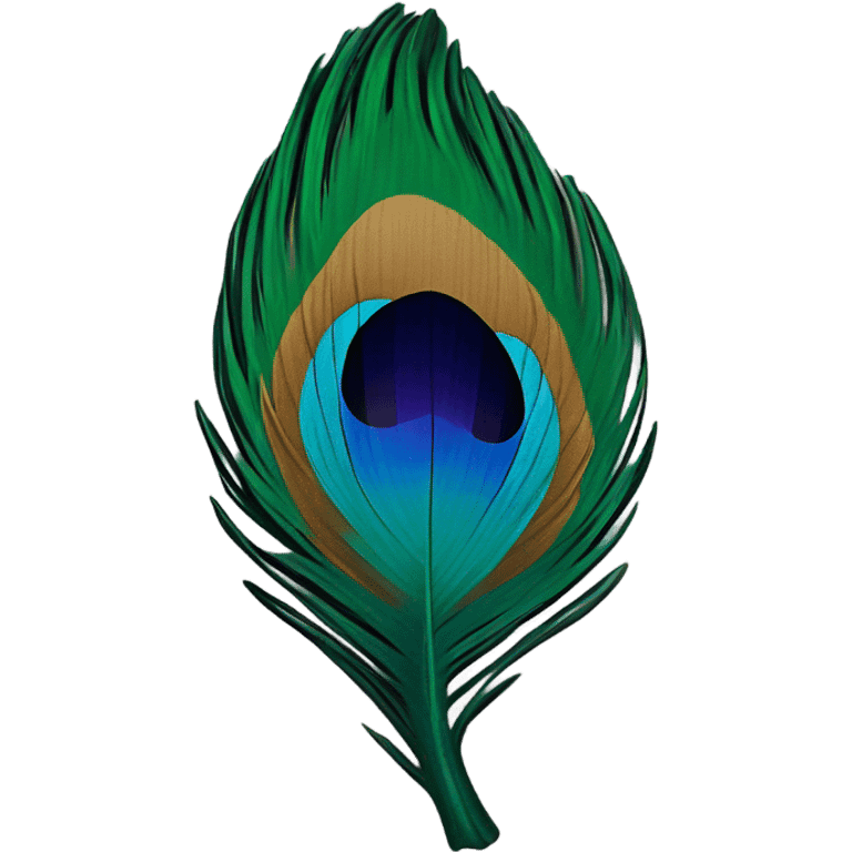 peacock feather emoji