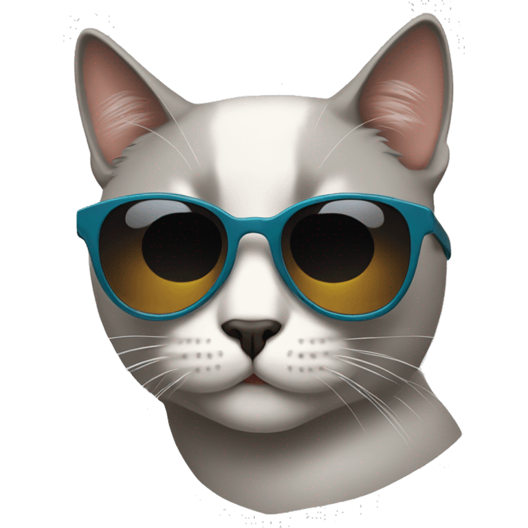 Cat wearing sunglasses  emoji