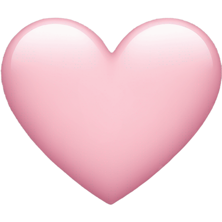 Light pink heart emoji