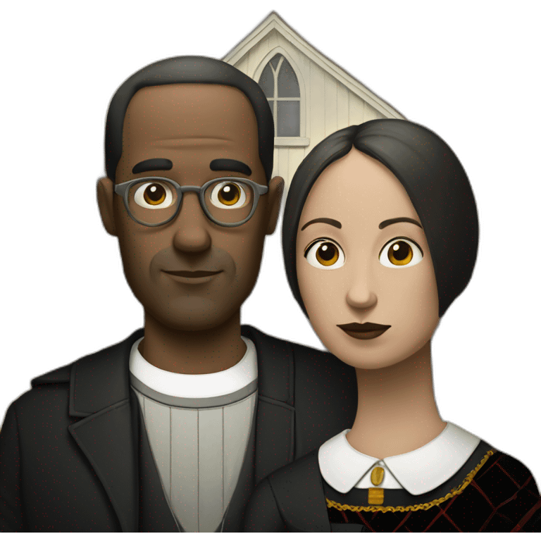 American Gothic emoji