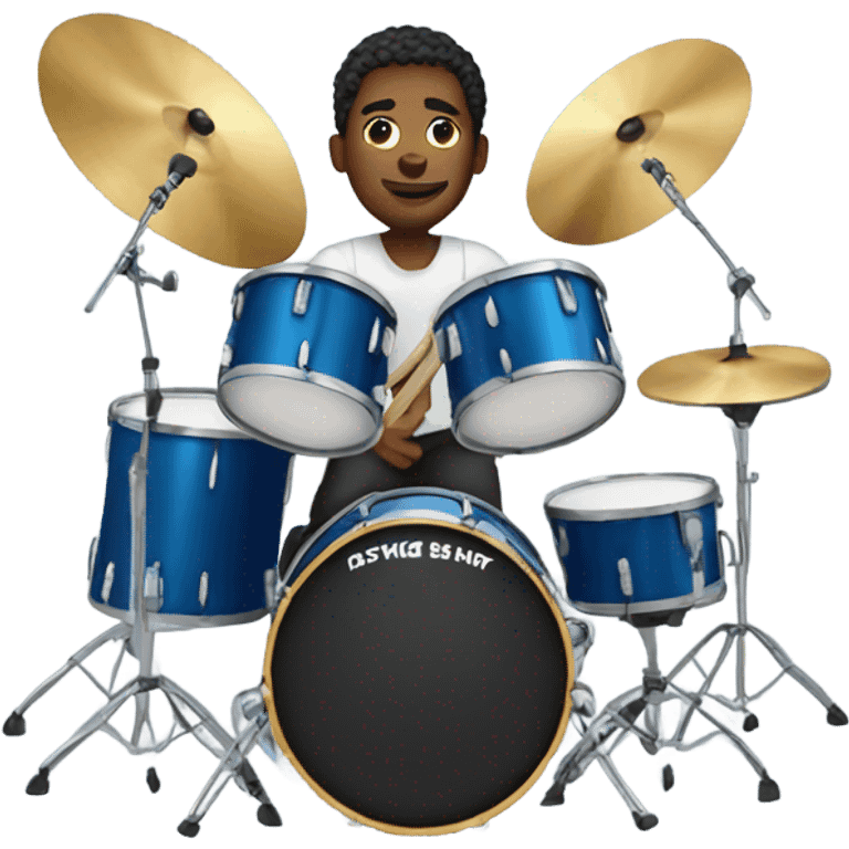 playing drums emoji